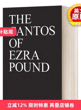 英文原版 The Cantos of Ezra Pound 埃兹拉·庞德的诗章 二十世纪最重要的诗 英文版 进口英语原版书籍