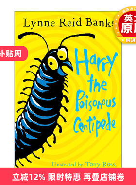 英文原版 Harry the Poisonous Centipede 毒蜈蚣哈利 魔柜小奇兵作者琳妮?里德?班克斯少儿读物 英文版 进口英语原版书籍