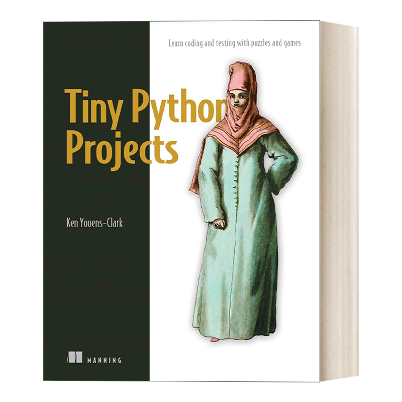 英文原版 Tiny Python Projects 微型化Python项目 英文版 进口英语原版书籍