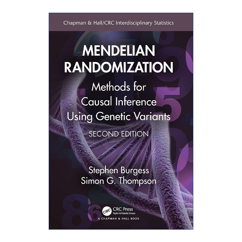 英文原版 Mendelian Randomization 孟德尔随机化 使用遗传变体进行因果推理的方法 第2版 英文版 进口英语原版书籍