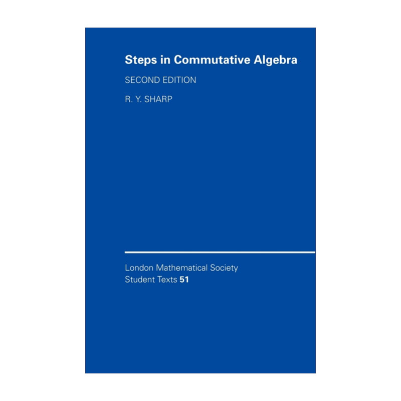 英文原版 Steps in Commutative Algebra 交换代数入门教学 伦敦数学会学生文本系列 英文版 进口英语原版书籍
