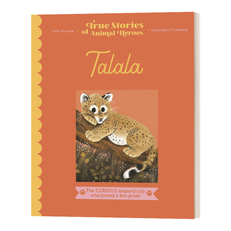 动物英雄传 猎豹 英文版 亲子儿童绘本 真实故事插图童书 进口英语