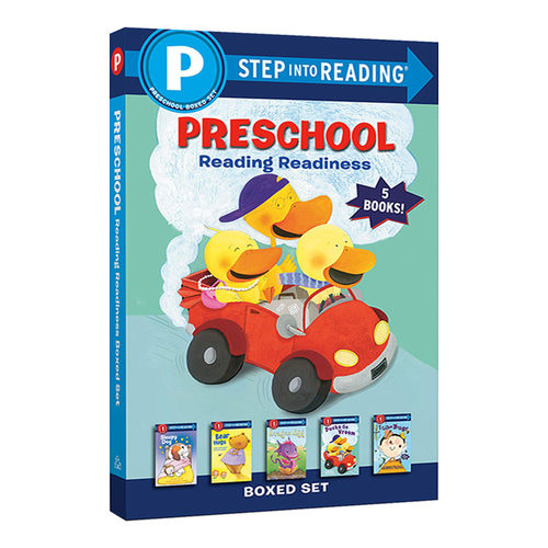 英文原版 Step into Reading: Preschool Reading Readiness Boxed Set 学前教育 5册盒装 兰登分级读物 英文版 进口英语原版书籍