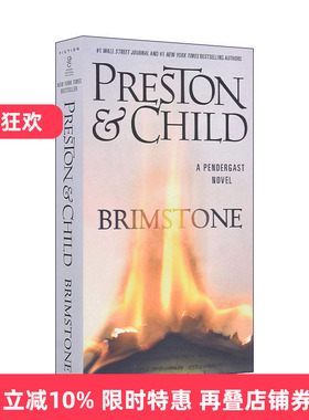 英文原版 Brimstone 硫磺密杀 超自然迷杀三部曲 特工彭达格斯特系列 英文版 进口英语原版书籍