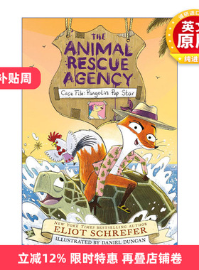 英文原版 The Animal Rescue Agency #2 Case File Pangolin Pop Star 动物救援机构1 穿山甲明星 英文版 进口英语原版书籍