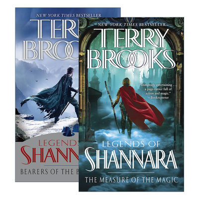 英文原版 Pre-Shannara Legends of Shannara 沙娜拉前传 沙娜拉的传说系列2册 奇幻冒险小说 Terry Brooks 英文版 进口英语书籍