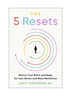 英文原版 The 5 Resets 5次重置 重新连接你的大脑和身体 减少压力 增强韧性 精装 英文版 进口英语原版书籍
