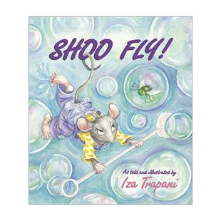 歌谣绘本 Fly Trapani 英文原版 Nursery 儿童经典 儿歌 走开 Iza 苍蝇 Rhymes 书籍 进口英语原版 Extended Shoo