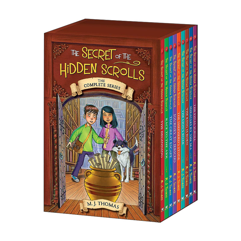 英文原版 The Secret of the Hidden Scrolls 隐藏卷轴的秘密 动作冒险 章节书 英文版 进口英语原版书籍