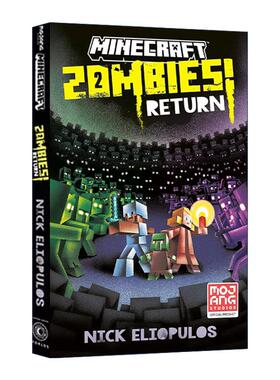 英文原版 Minecraft Zombies Return 我的世界17 僵尸归来 官方小说 英文版 进口英语原版书籍