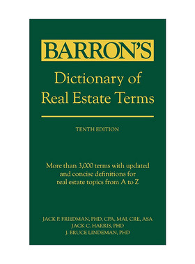 英文原版 Dictionary Of Real Estate Terms 巴朗 房地产术语词典 第10版 英文版 进口英语原版书籍