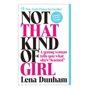 书籍 不是那种女孩 Dunham Lena 女性传记 进口英语原版 Not That Kind 英文原版 英文版 Girl