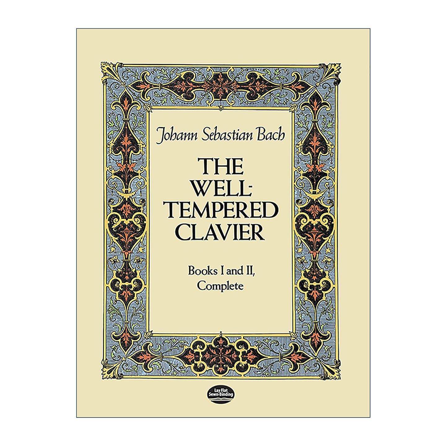 英文原版 The Well-Tempered Clavier 平均律键盘曲集 1与2册完整合集 巴赫 英文版 进口英语原版书籍