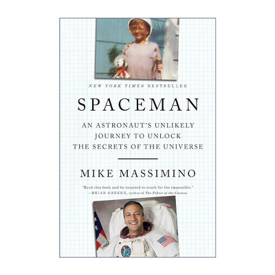 英文原版 Spaceman 打败NASA上太空 给所有人的失重人生指南 飞行员揭开宇宙奥秘的奇幻旅程 传记 Mike Massimino进口英语原版书籍