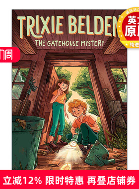 英文原版 The Gatehouse Mystery Trixie Belden Girl Detective 03 少女侦探崔西·贝尔登系列3 门房之谜 儿童推理小说  英文版