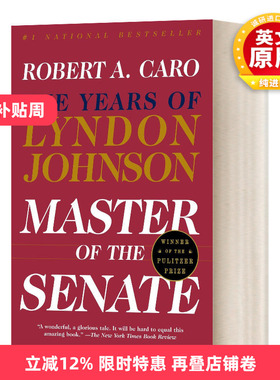 英文原版 Master of the Senate The Years of Lyndon Johnson III 林登约翰逊传3 美剧纸牌屋原型 英文版 进口英语原版书籍
