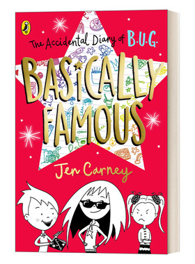 英文原版小说 The Accidental Diary of B.U.G Basically Famous 碧丽的意外日记2 出名了 英文版 进口英语原版书籍