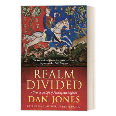 英文原版 Realm Divided 分裂的王国 约翰、男爵和大宪章 丹琼斯 英文版 进口英语原版书籍