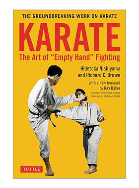 英文原版 Karatearate 空手道 空手格斗的艺术 经典练习指南 Hidetaka Nishiyama 英文版 进口英语原版书籍