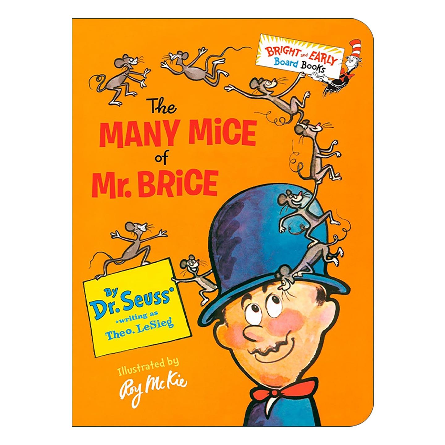 英文原版 The Many Mice of Mr. Brice 布莱斯先生的许多老鼠 苏斯博士 儿童启蒙认知绘本 纸板书 英文版 进口英语原版书籍