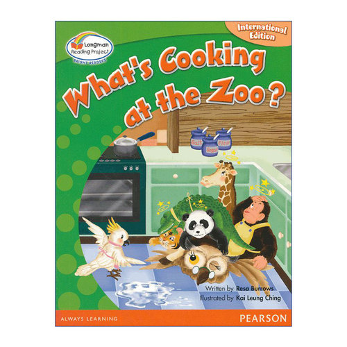 英文原版 Bright Readers L4 What's Cooking at the Zoo 小学英语分级阅读绘本4级 厨房用具 英文版 进口英语原版书籍