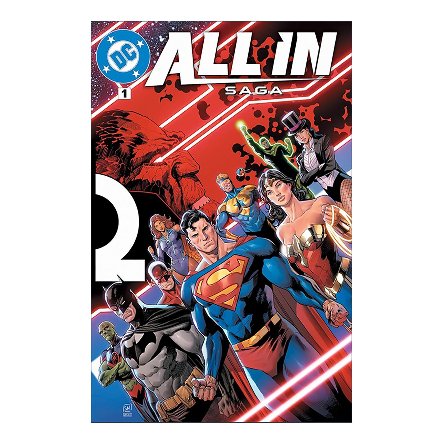 英文原版 All in Saga 传奇故事集 DC漫画汇编 蝙蝠侠 神奇女侠 超人 Mark Waid 英文版 进口英语原版书籍