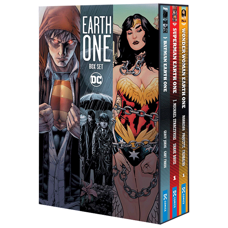 英文原版 DC漫画 一号地球3册盒装收藏版 Earth One Box Set 蝙蝠侠 超人 神奇女侠