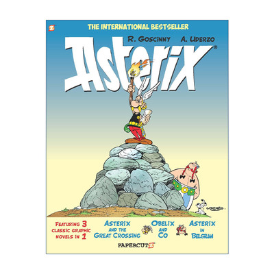 英文原版 Asterix Omnibus #8 高卢英雄历险记 22-24 合订本 卷八 英文版 进口英语原版书籍