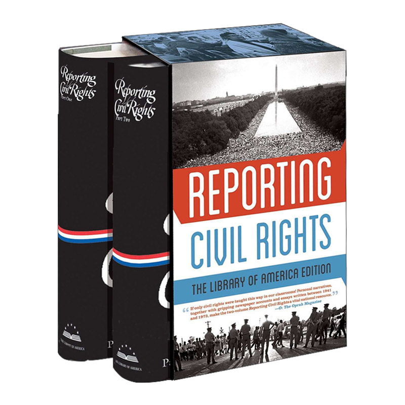 英文原版 Reporting Civil Rights民权报告美国图书馆版两册盒装 Two-volume boxed set英文版进口英语原版书籍