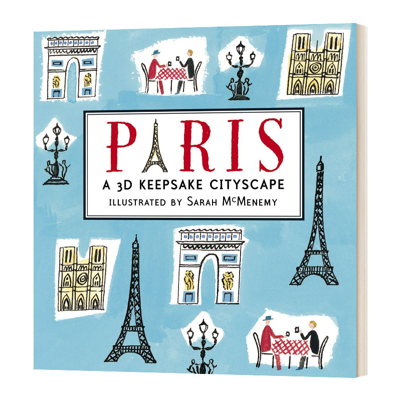 英文原版 Paris Panorama Pops 巴黎 小开本全景精装立体书 英文版 进口英语原版书籍儿童全英语书