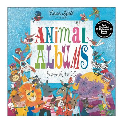 英文原版 Animal Albums from A to Z 动物图鉴 儿童音乐精装绘本 纽伯瑞奖得主 英文版 进口英语原版书籍