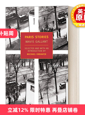 英文原版小说 Paris Stories New York Review Books Classics 巴黎故事 Mavis Gallant梅维斯·迦兰 英文版 进口英语原版书籍