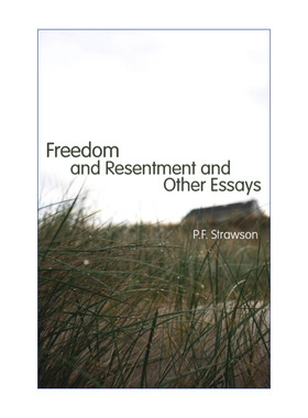 英文原版 Freedom and Resentment and Other Essays 自由与怨恨及其它文章 英国哲学家P.F.Strawson 英文版 进口英语原版书籍
