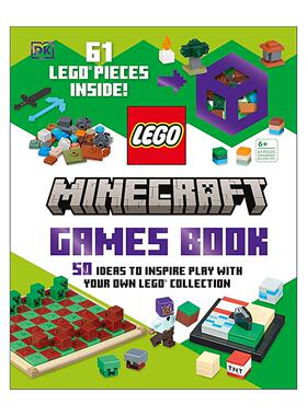 英文原版 DK LEGO Minecraft Games Book 乐高我的世界 游戏书 精装 英文版 进口英语原版书籍