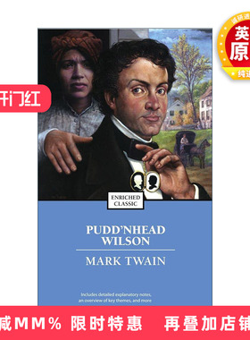 英文原版 Pudd'nhead Wilson 傻瓜威尔逊 马克吐温 Enriched Classics系列 英文版 进口英语原版书籍