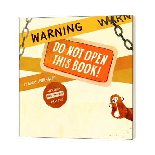 英文原版 Warning Do Not Open This Book! 千万不要打开这本书 精装绘本 英文版 进口英语原版书籍儿童全英语书