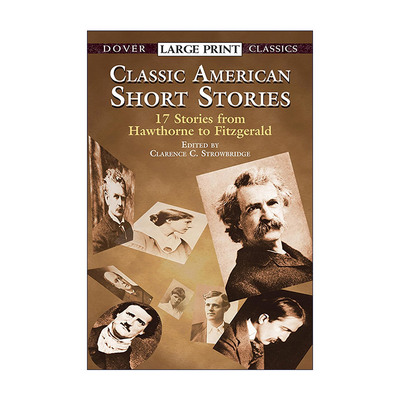 英文原版 Classic American Short Stories 经典美国短篇小说选集 爱伦坡 欧亨利 赫尔曼·梅尔维尔 Clarence C. Strowbridge