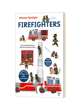 英文原版 Ultimate Spotlight Firefighters 极致系列 消防员 精装立体翻翻书 英文版 进口英语原版书籍