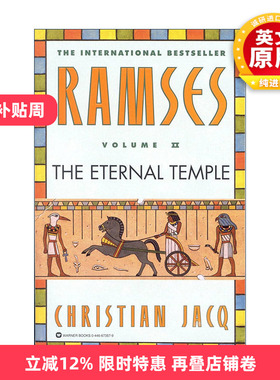 英文原版 Ramses Volume Ⅱ 百万年神殿 拉美西斯五部曲之二 克里斯蒂安·贾克 英文版 进口英语原版书籍
