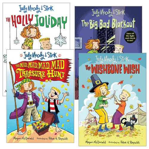 稀奇古怪小朱迪Stink系列4册