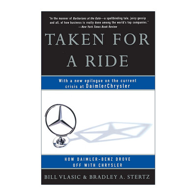 英文原版 Taken for a Ride 分久必合 奔驰与克莱斯勒合并内幕 英文版 进口英语原版书籍