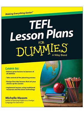 英文原版 Tefl Lesson Plans for Dummies 外语英语教学的课程计划达人迷 英文版 进口英语原版书籍