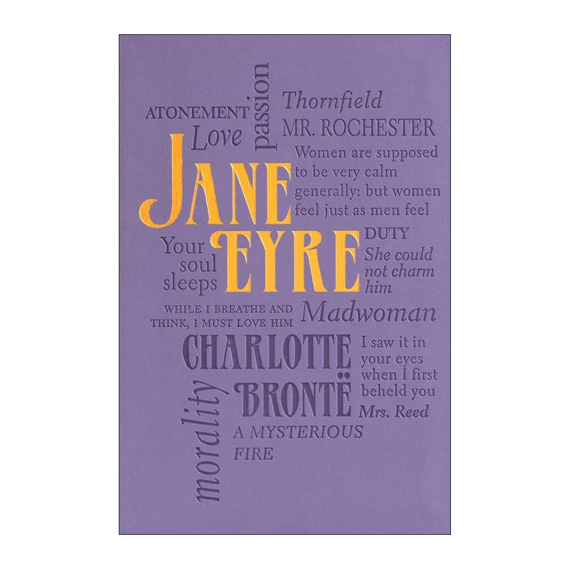 英文原版 Jane Eyre 简爱 第2版 软精装皮质封面词云经典 Word Cloud Classics 英文版 进口英语原版书籍