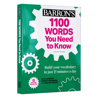 英文原版 1100 Words You Need to Know+Online Practice 1100个你需要知道的单词 第8版 含线上练习题 英文版 进口英语原版书籍