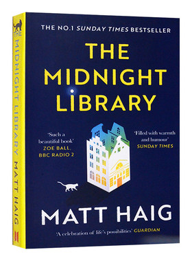 The Midnight Library 午夜的图书馆英文原版 深夜图书馆 马特海格 Haig Matt 平装 英文版文学小说 进口英语书籍