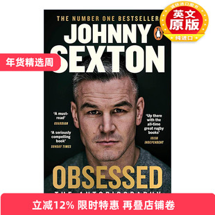 英文原版 Obsessed The Autobiography 痴迷 爱尔兰橄榄球队队长Johnny Sexton约翰尼萨克斯顿自传 英文版 进口英语原版书籍