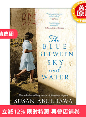 英文原版 The Blue Between Sky and Water 蓝天与水之间的蓝色 大卫的伤疤同作者 苏珊·阿布哈瓦 巴勒斯坦裔作家 中东文学