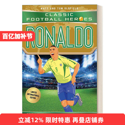 英文原版 Ronaldo Brazil 经典足球明星人物传记 罗纳尔多路易斯 Classic Football Heroes 英文版 进口英语原版书籍