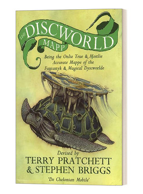 英文原版小说 The Discworld Mapp 碟形世界地图 英文版 进口英语原版书籍