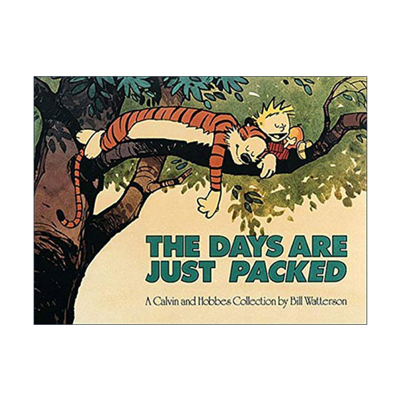 英文原版 The Days Are Just Packed 充实的日子 卡尔文与霍布斯漫画集 英文版 进口英语原版书籍
